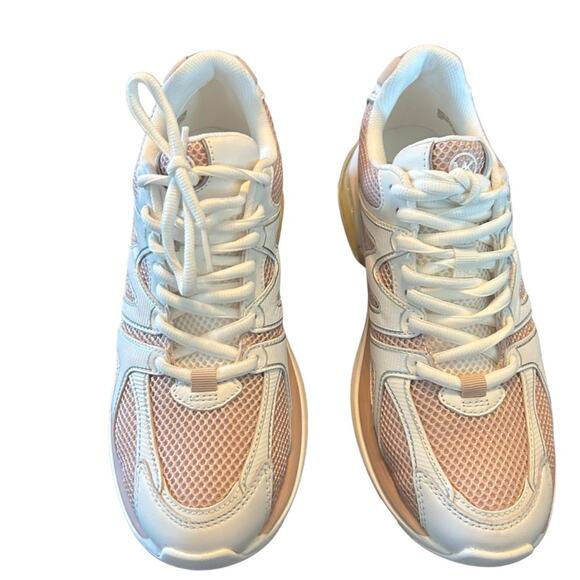 Michael Michael Kors Kit Trainer Extreme Retro Y2K Mesh Leather Gym Sport NEW 10 - Picture 3 of 11